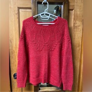 Retrology Red Knit Sweater